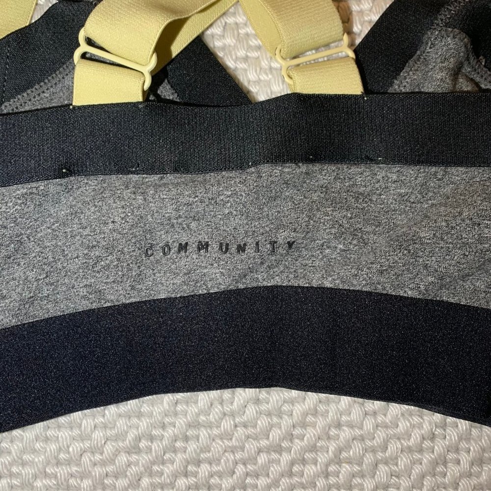 Grey Community Sports Bra - Picture 3 of 3